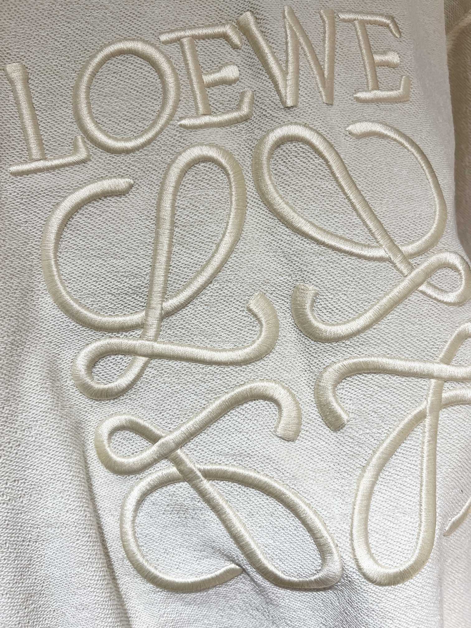 2022Loewe 22FW🆕最新款反穿万针🪡刺绣卫衣