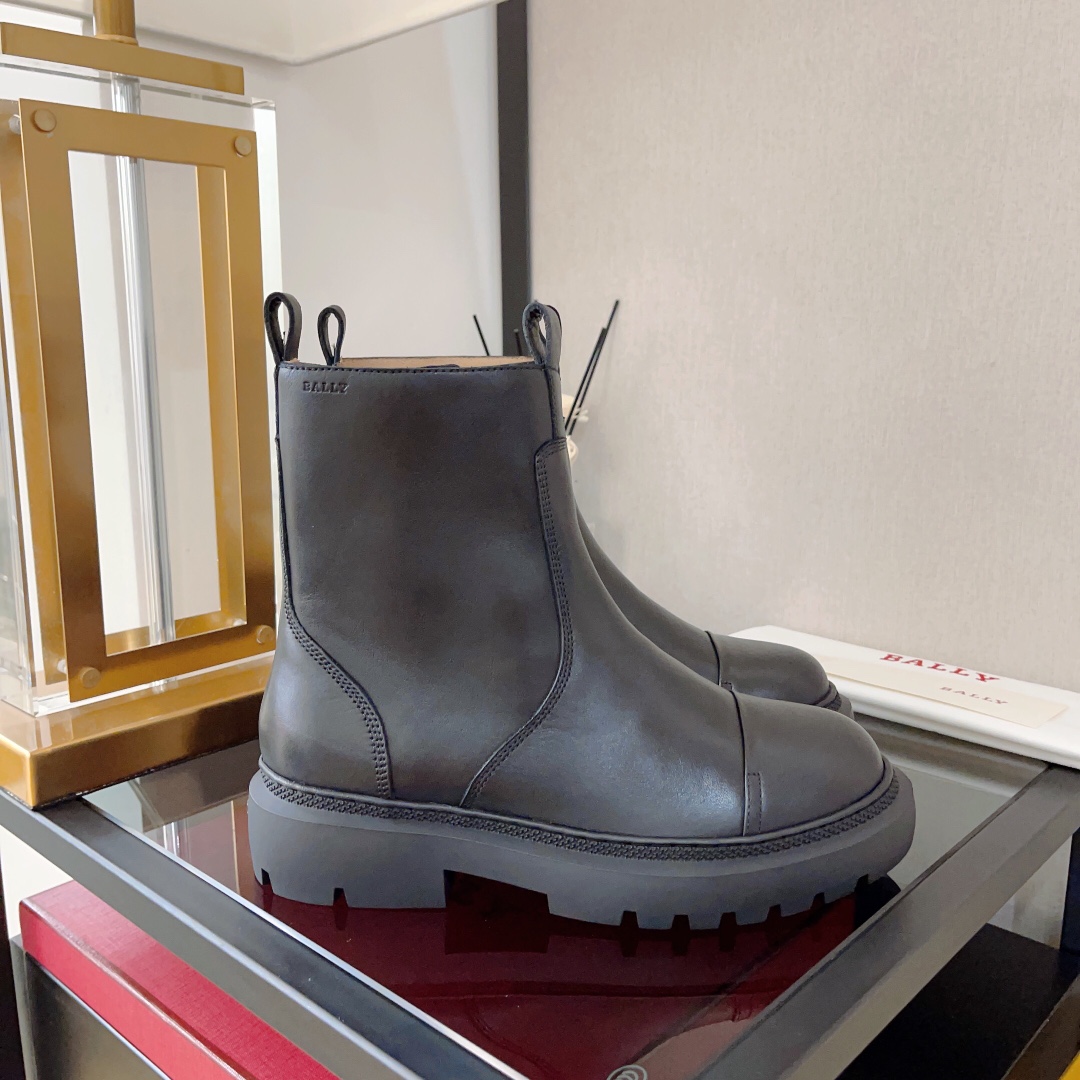Valais Mountain Tradition-inspired Vaughhen Boots with Thick Rubber Base and Side Zipper - 图片 3