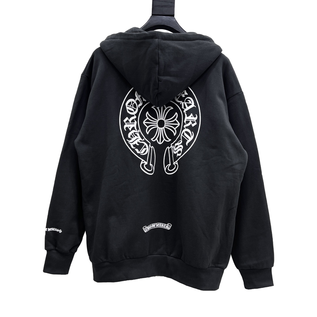 Chrome Hearts 克罗心 22FW 背后大马蹄拉链外套