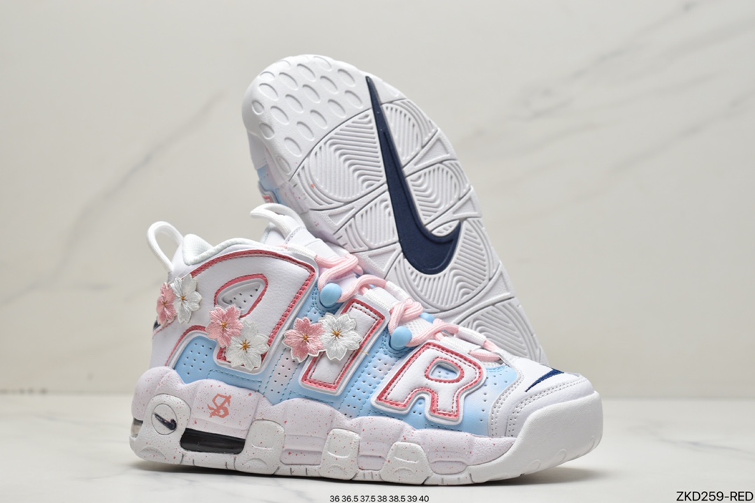 270 耐克Nike Air More Uptempo'96"White/Navy"皮蓬一代 DH9719-100