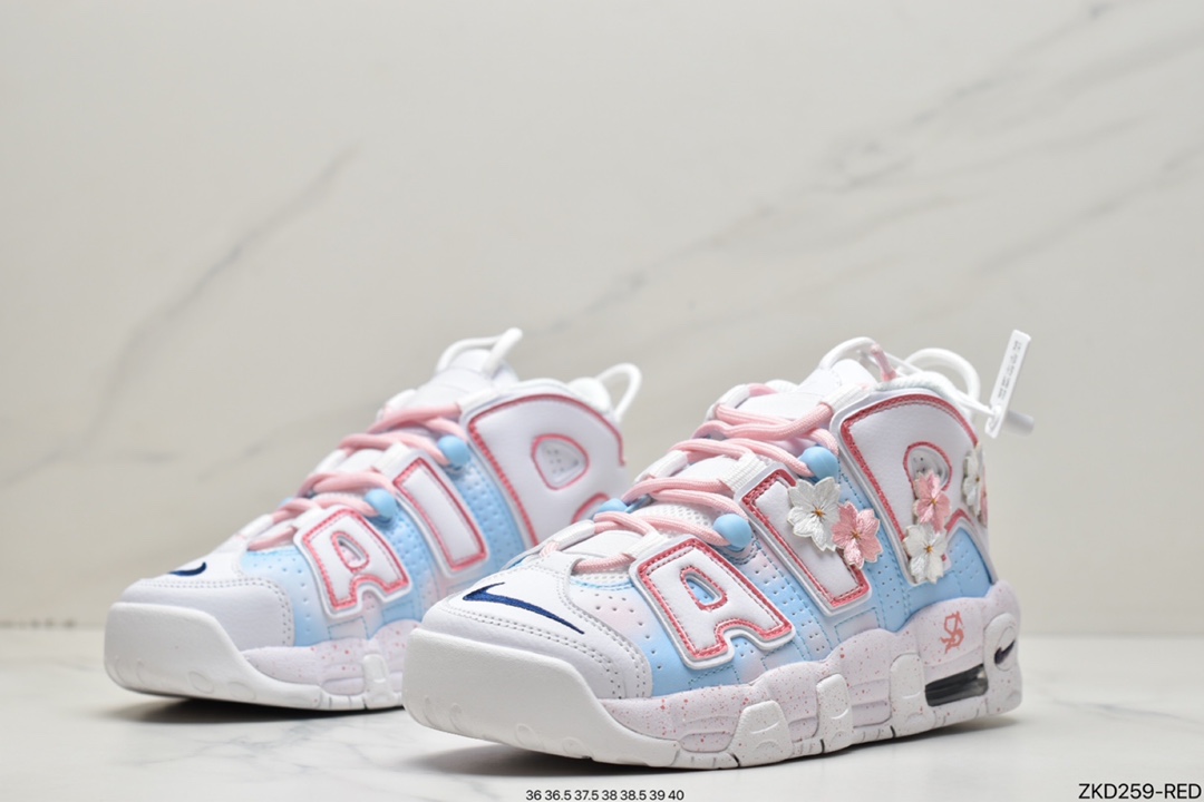 270 耐克Nike Air More Uptempo'96"White/Navy"皮蓬一代 DH9719-100