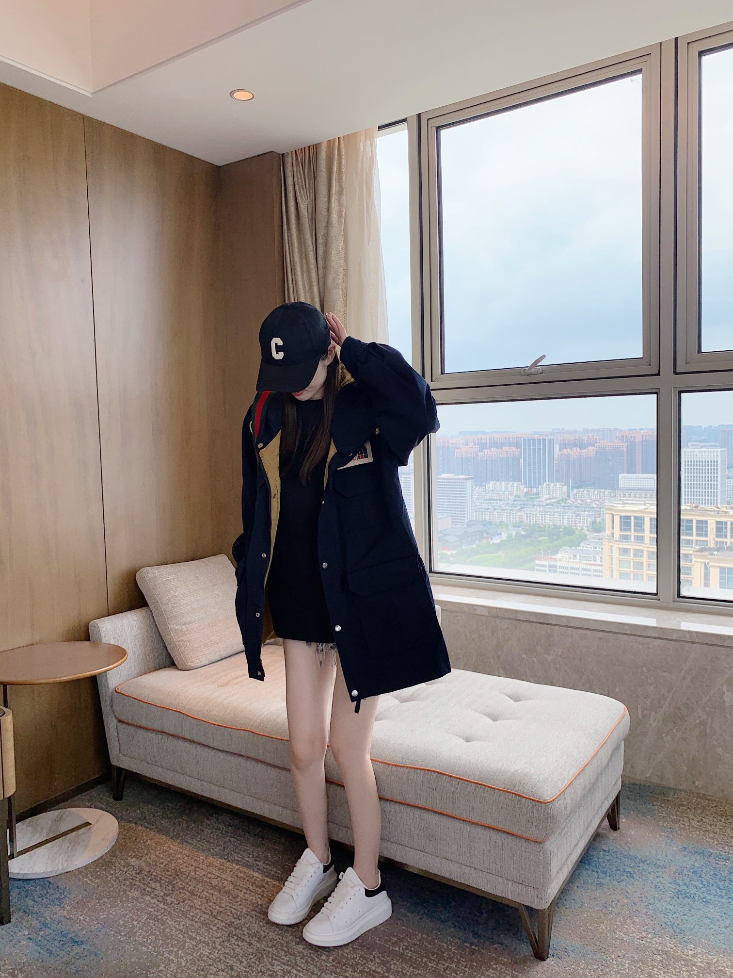 Gucci/古驰X TNF 联名夹克冲锋衣系列 上身效果 3