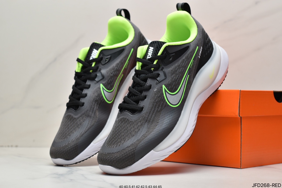 170 耐克Nike Zoom WINFLO 10代缓震大底飞线贾卡轻质透气休闲运动跑步鞋 DA8176