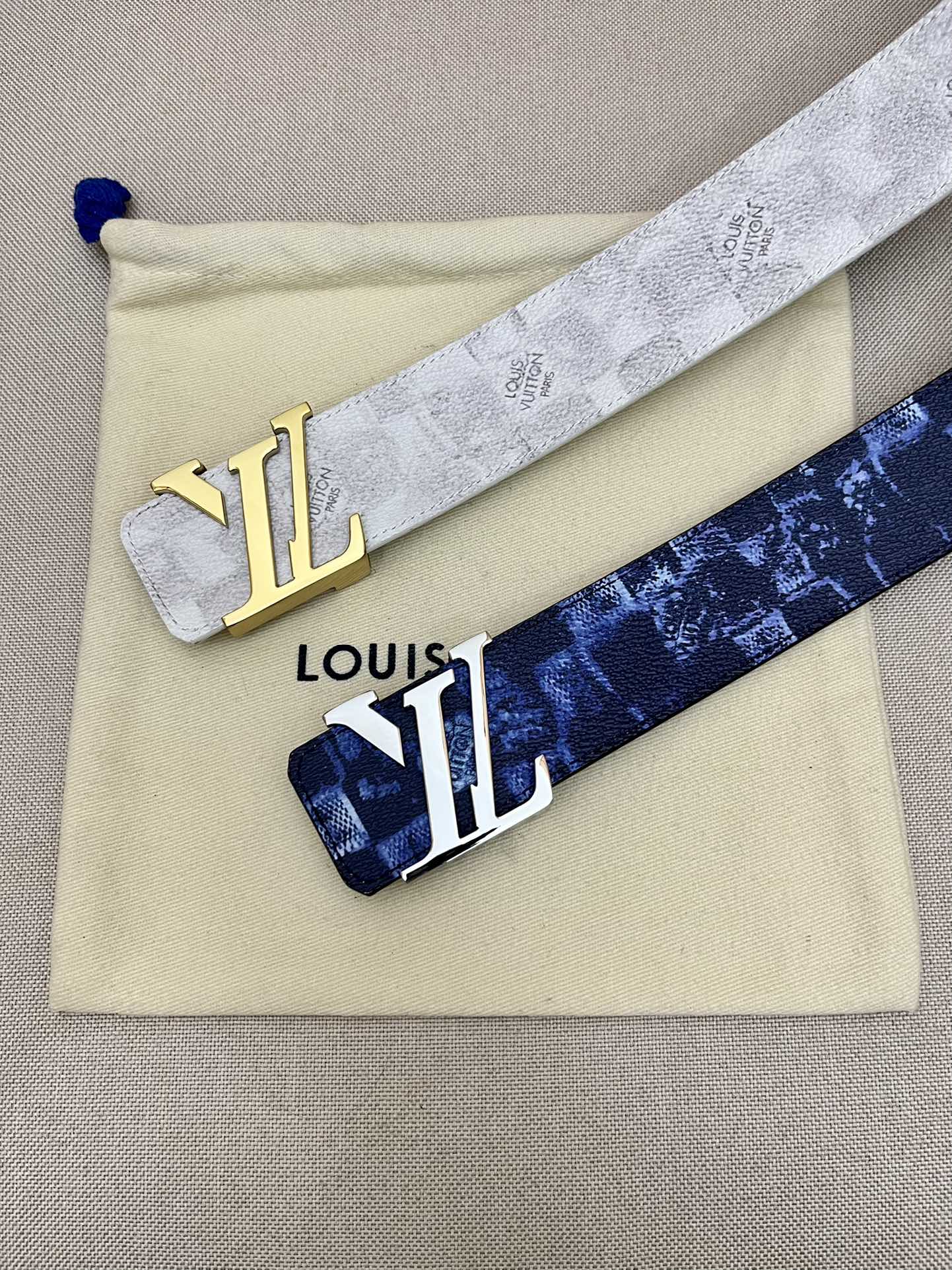 品牌LV路易威登！原单皮带腰带单面使
