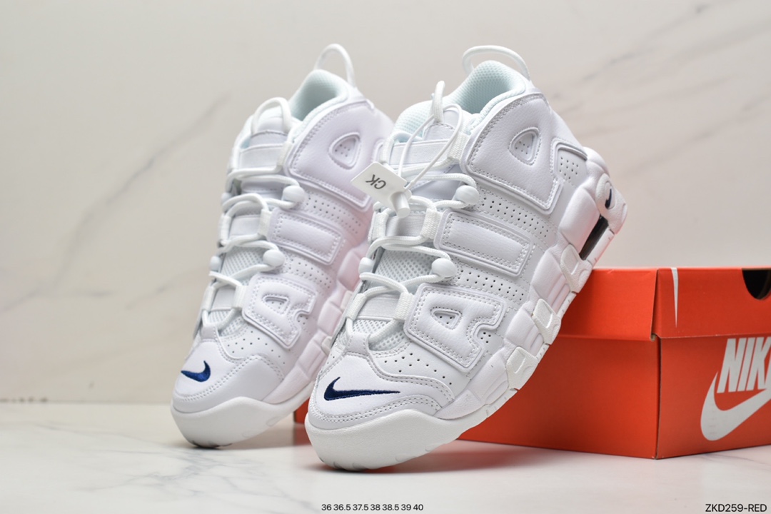 270 Air More Uptempo 纯白蓝勾 DH9719-100