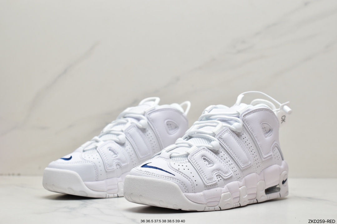 270 Air More Uptempo 纯白蓝勾 DH9719-100