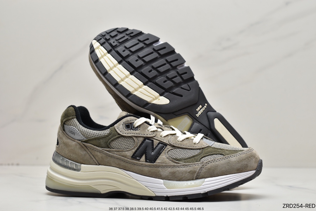 NBMade in USA M992 American blood series classic retro daddy style all-match casual sports running shoes ”coffee light brown black” M992J2