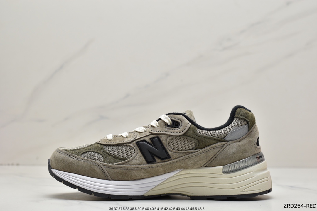 NBMade in USA M992 American blood series classic retro daddy style all-match casual sports running shoes ”coffee light brown black” M992J2