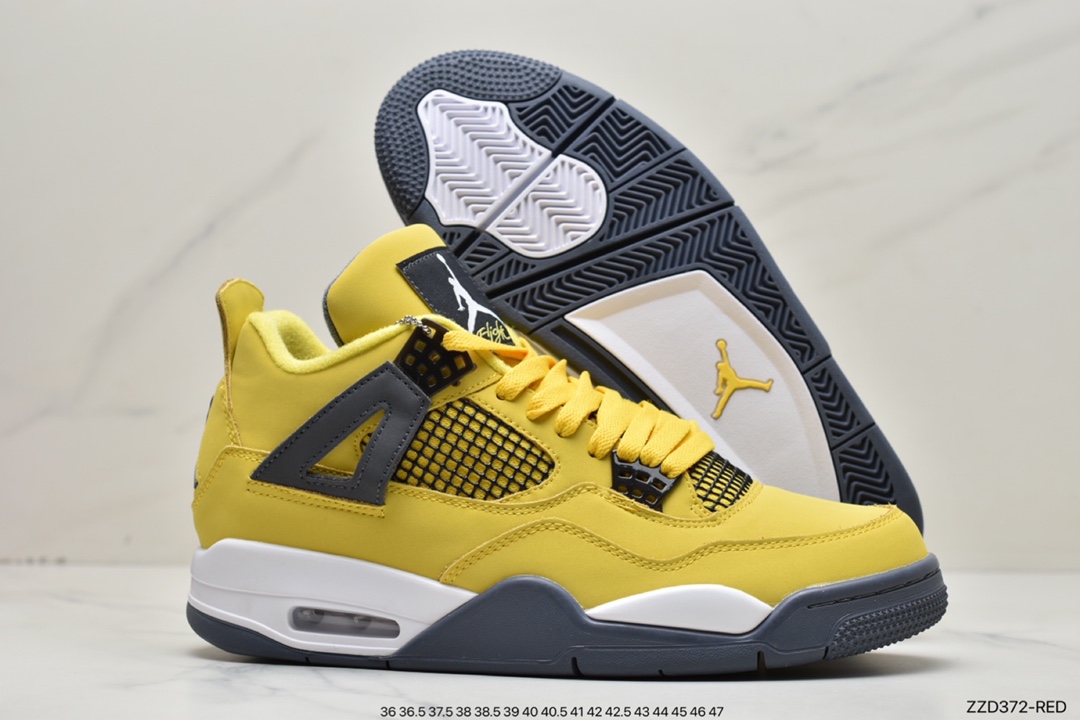 250 Air Jordan 4 Retro “Tour Yellow” 黑黄电母CT8527-700