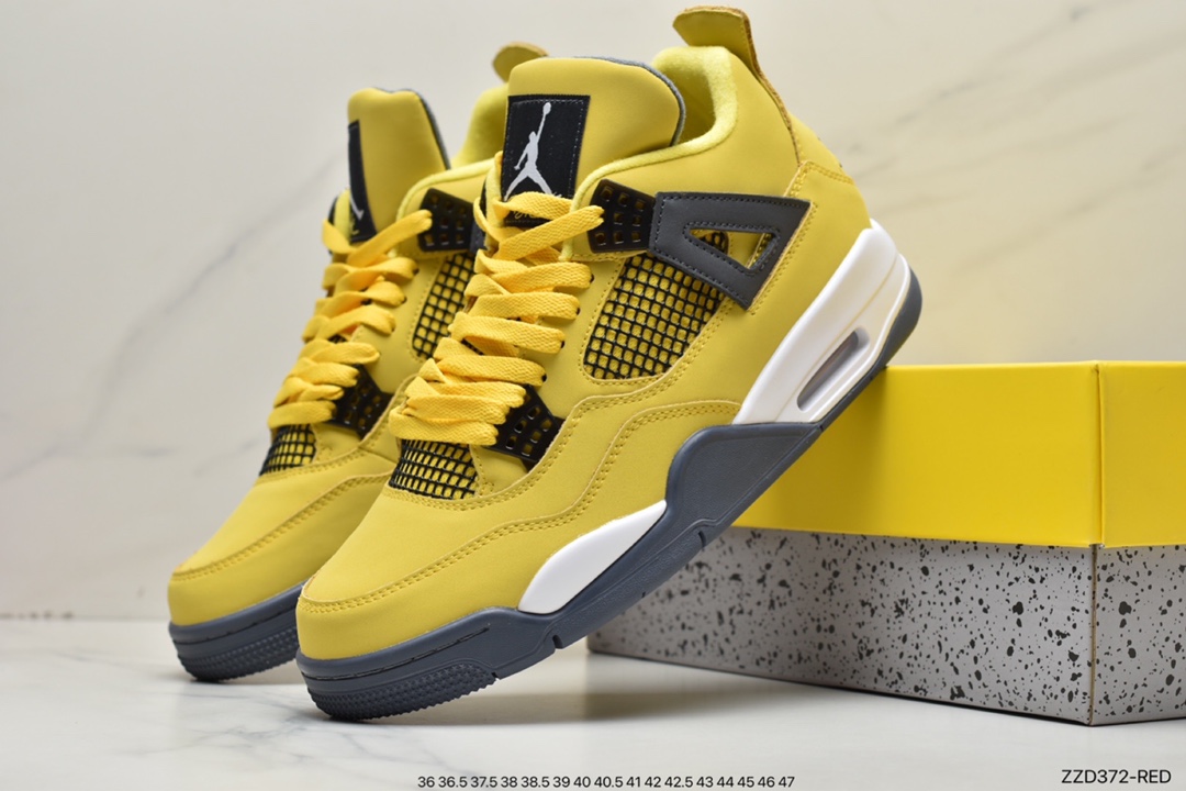 250 Air Jordan 4 Retro “Tour Yellow” 黑黄电母CT8527-700