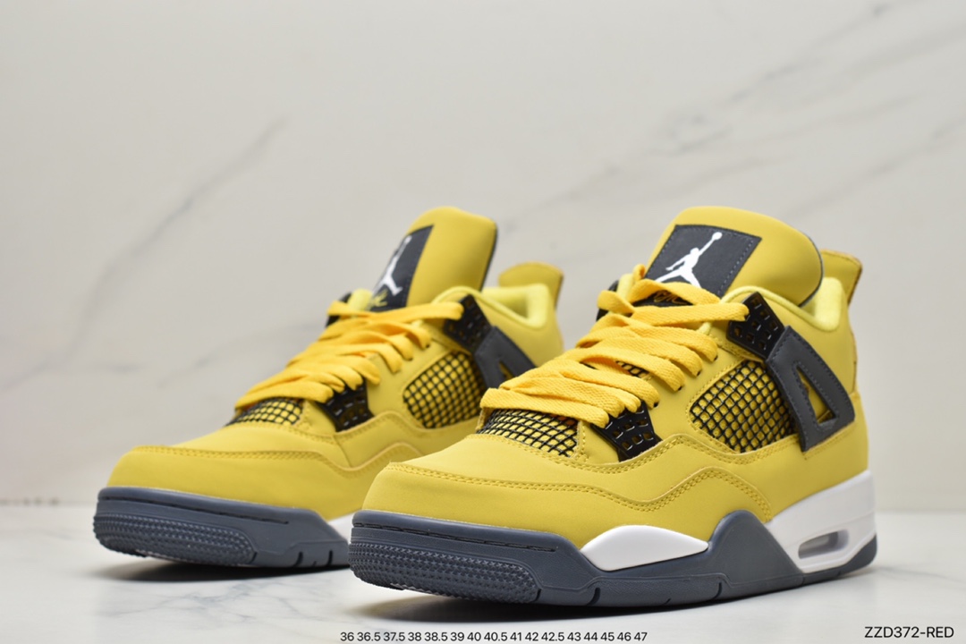 250 Air Jordan 4 Retro “Tour Yellow” 黑黄电母CT8527-700