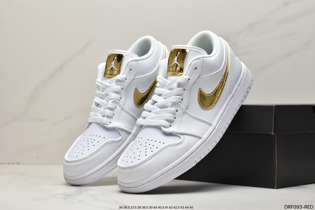 115 耐克NK Air Jordan 1 Low"Breathe/Triple White"AJ1乔丹一代DC0774