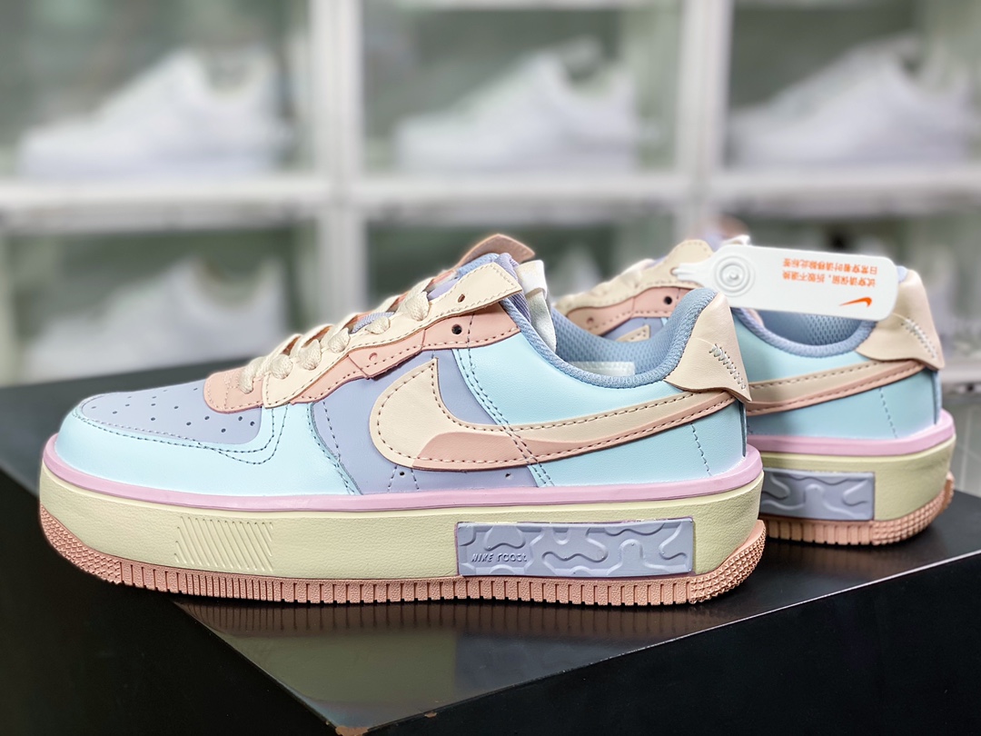 220 Wmns Air Force 1 Fontanka"Light Blue/Sakura Pink/Purple"空军一号CW6688-608