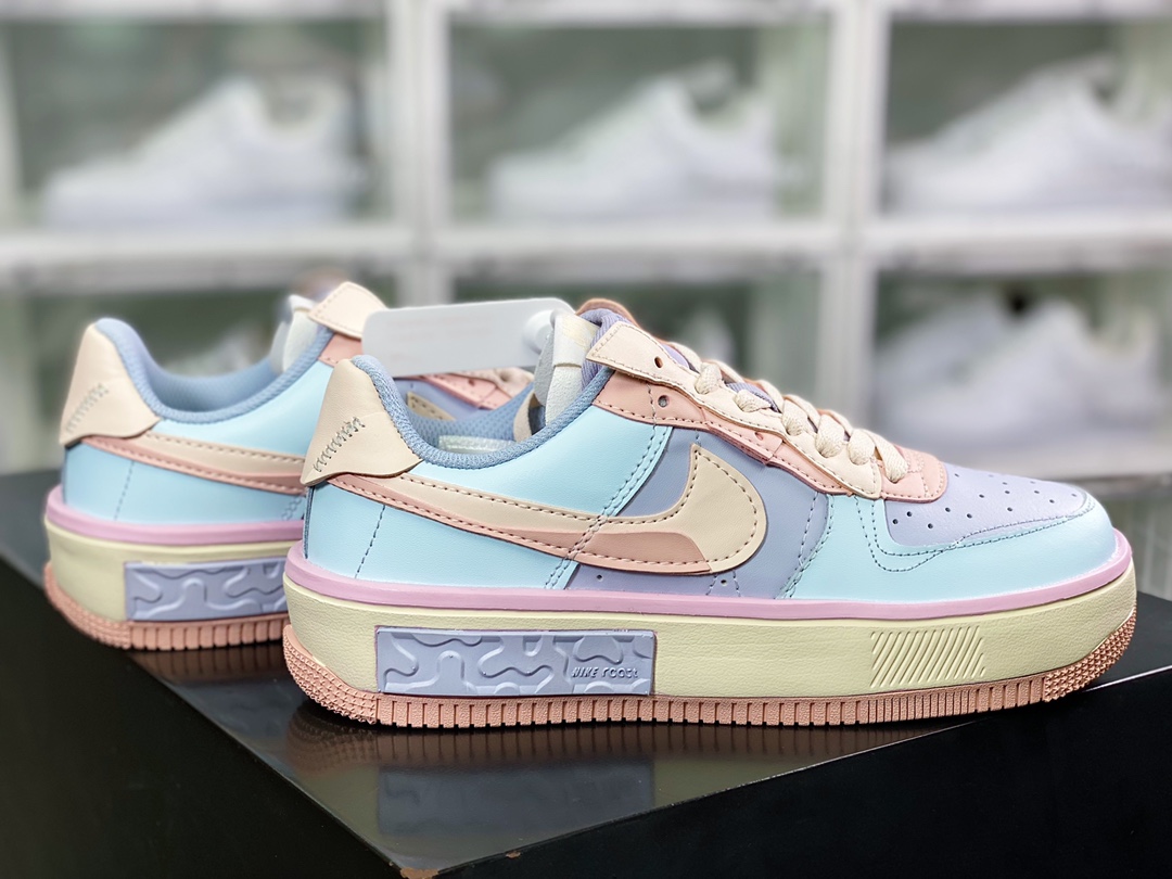 220 Wmns Air Force 1 Fontanka"Light Blue/Sakura Pink/Purple"空军一号CW6688-608