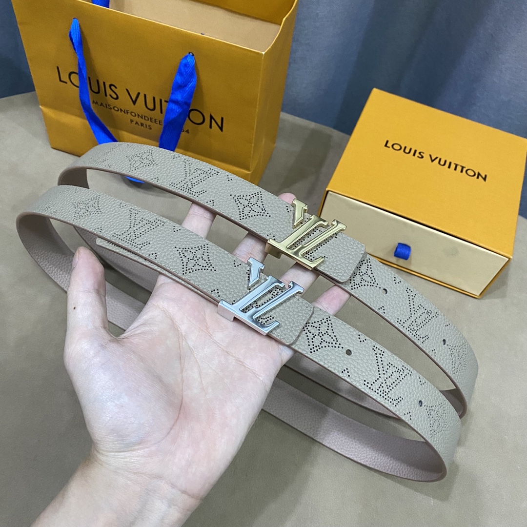 Louis Vuitton Belts Women Calfskin Cowhide