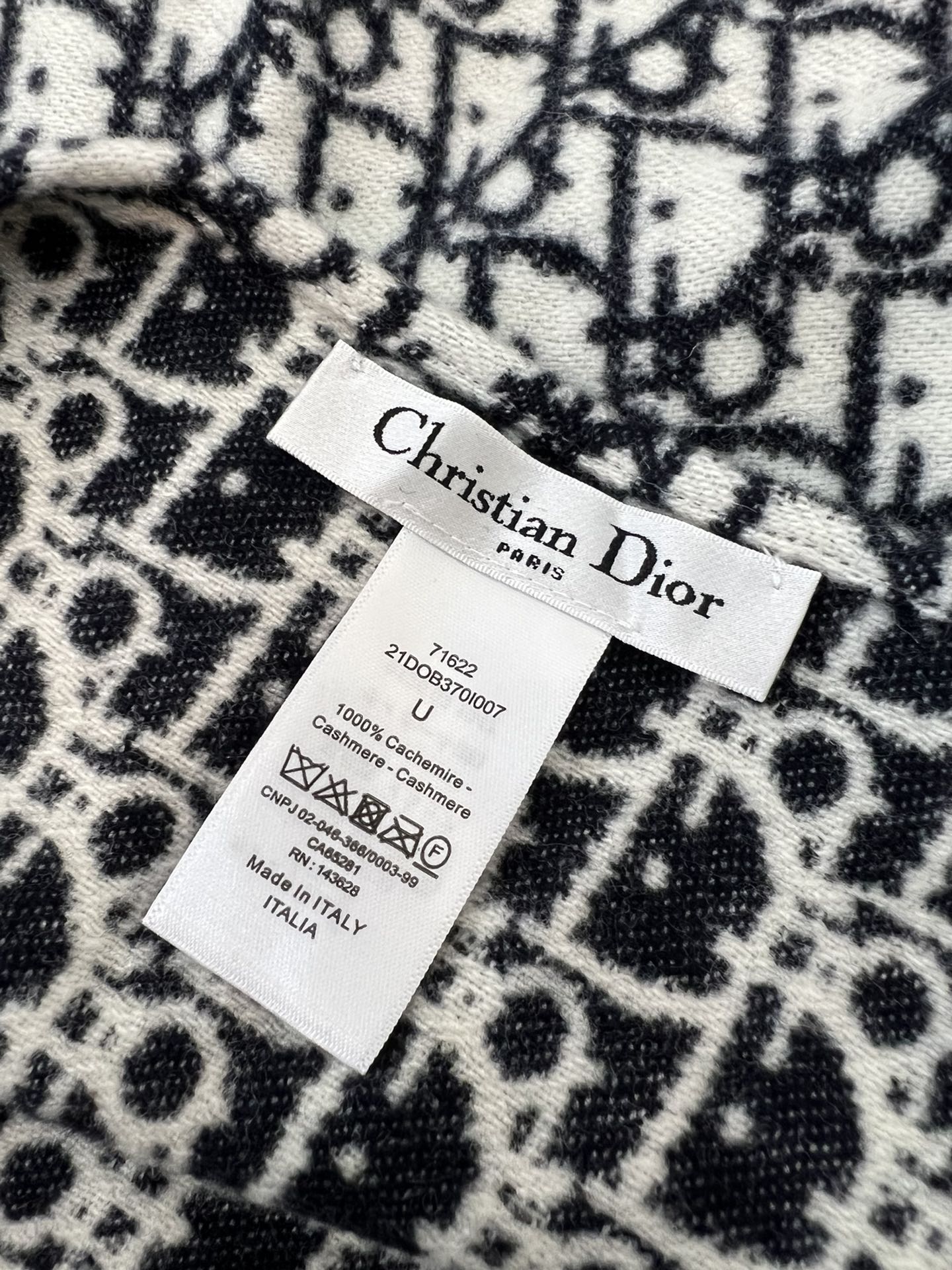 Dior迪奥Oblique书签斗篷