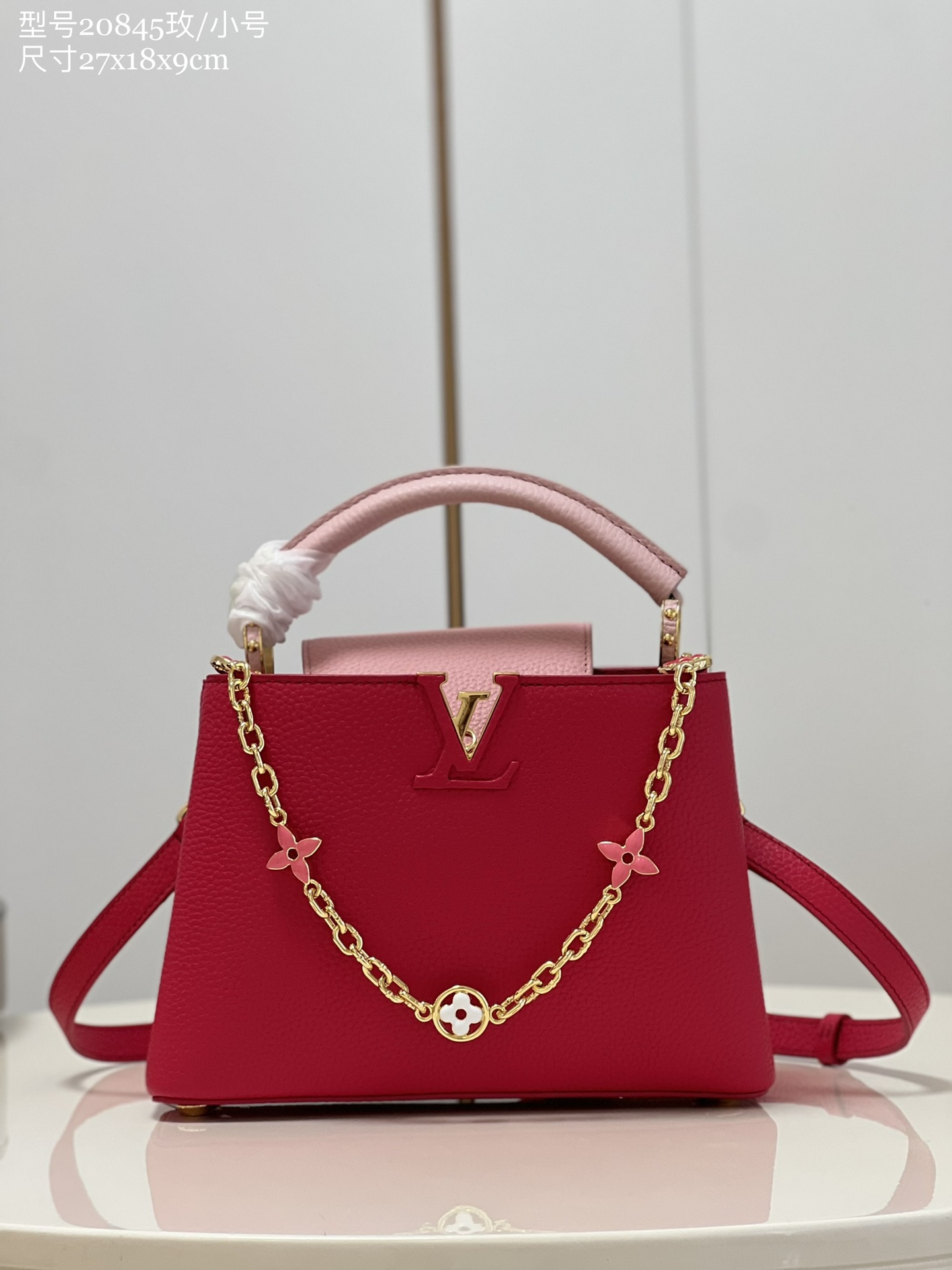 Louis Vuitton LV Capucines Bags Handbags Polishing Chains M20845