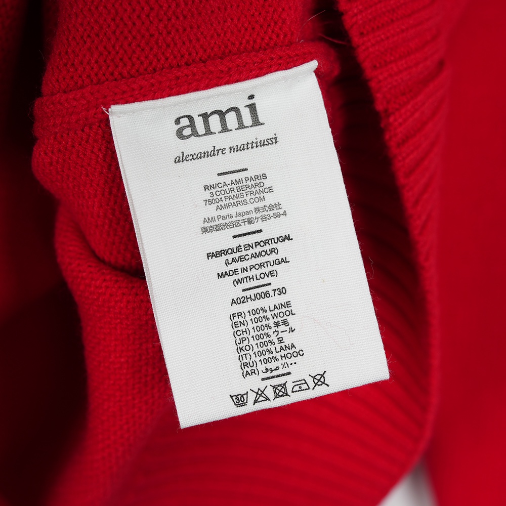 High-End Women’s Clothing: Ami’s Classic Wool Knits with Twilight Collars - 图片 8