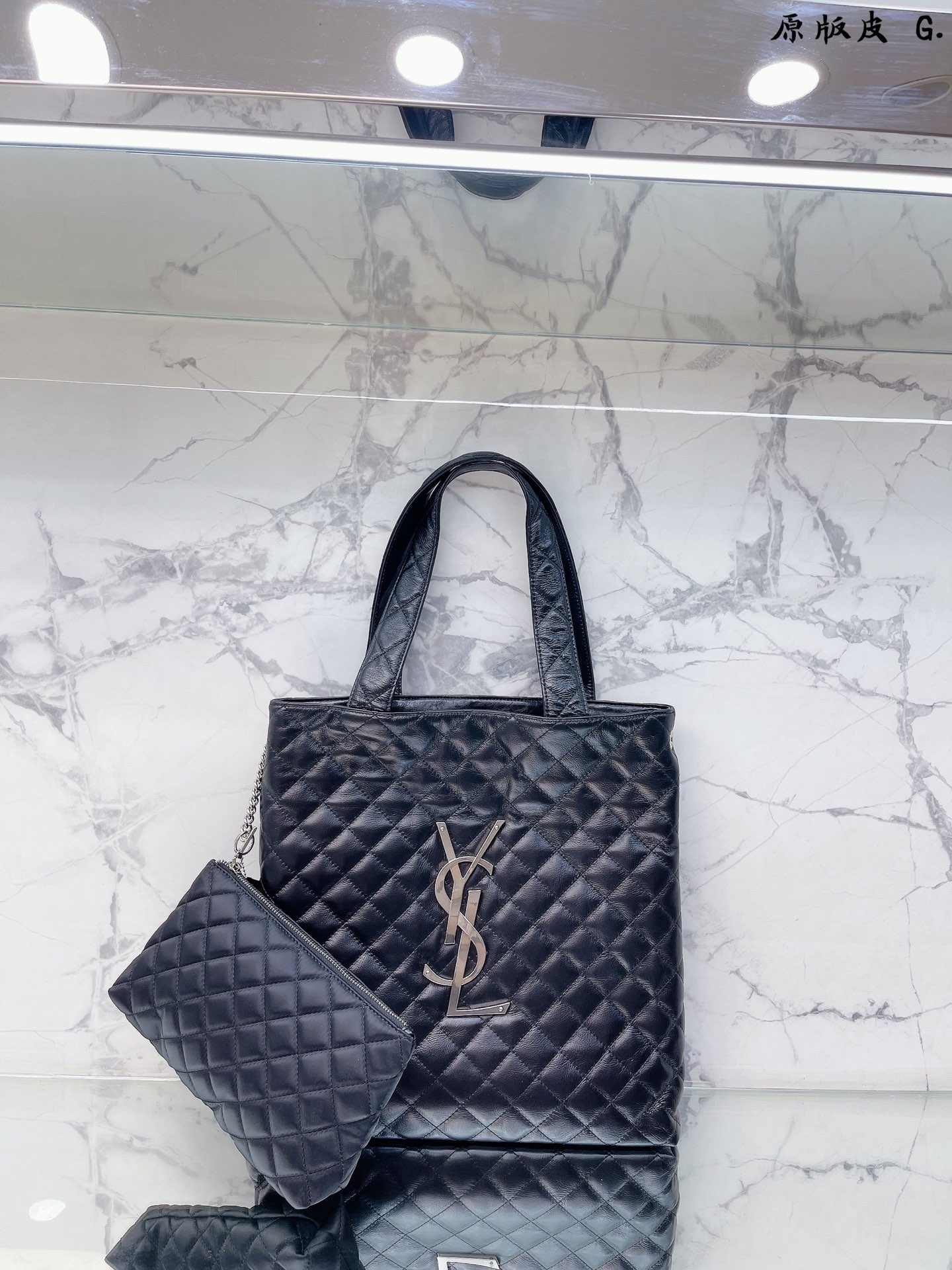 原版皮 立款  Saint Laurent 圣罗兰 YSL  爆款 手提包 大tote感觉太温柔了简直 随意搭配都出彩 Saint Laurent 圣罗兰  38 39cm