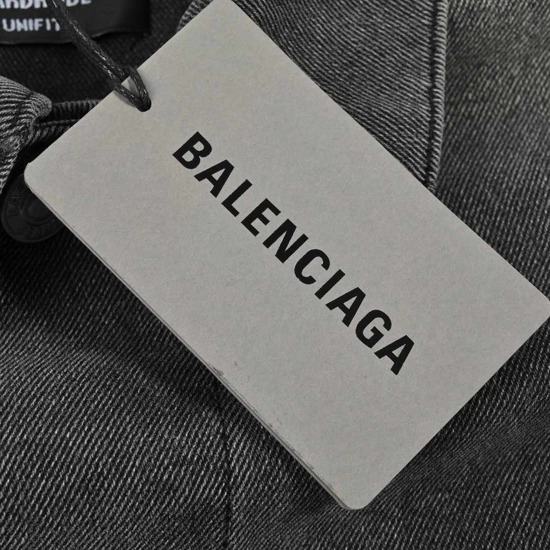 Balenciaga#巴黎世家22Fw 刺绣地球牛仔外套