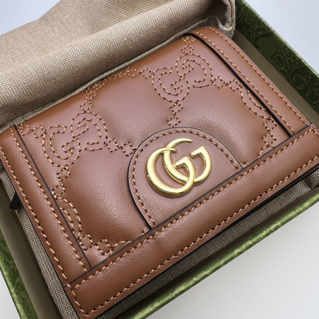 GUCCI古驰GG Matelassé卡包703786
