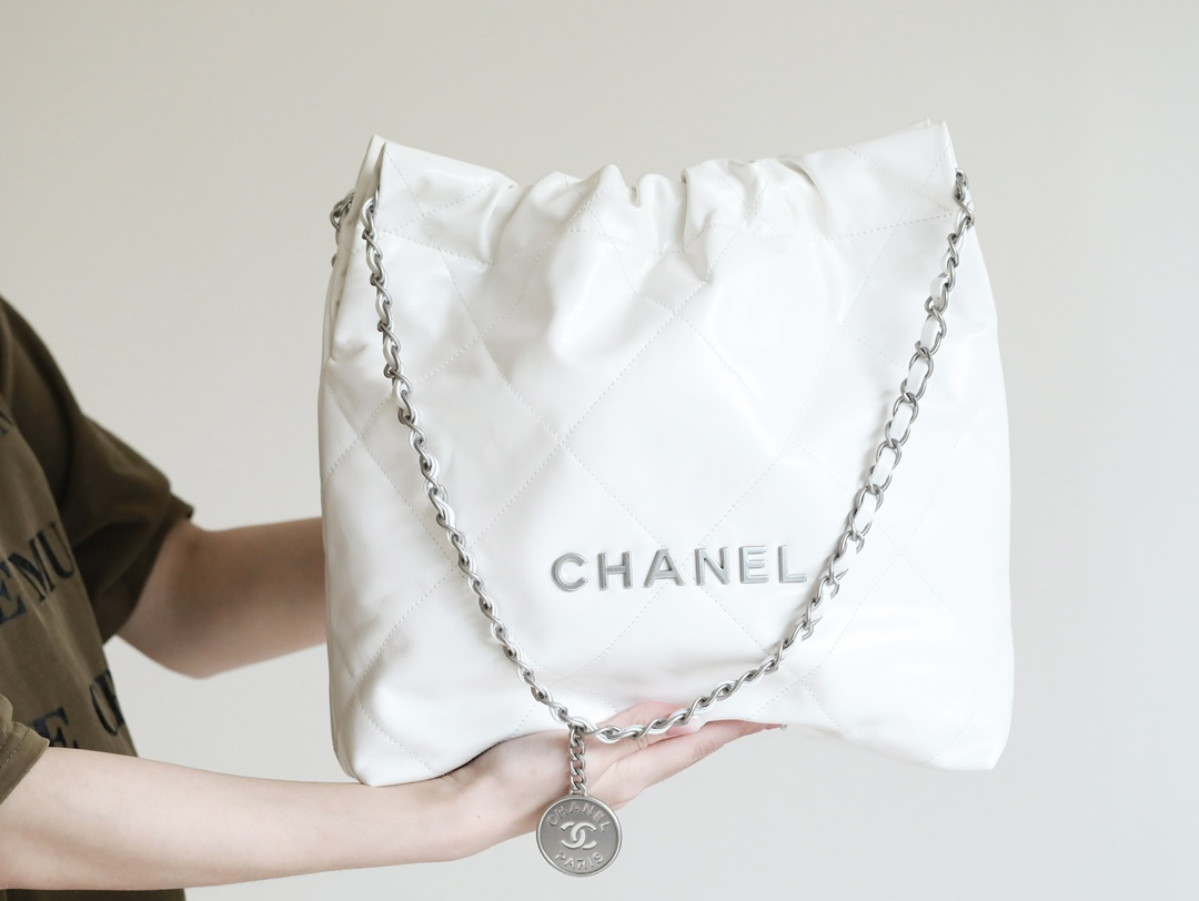 Chanel Handbags Crossbody & Shoulder Bags Tote Bags Silver Hardware Calfskin Cowhide