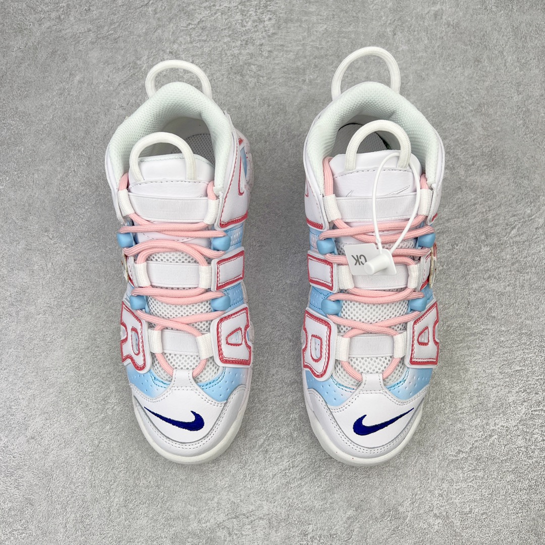 图片[2]-＃CK纯原福利 NK Air More Uptempo ’96 OG 皮蓬大AIR复古篮球鞋 以流行于街头的涂鸦文化为设计灵感 整体的设计风格夸张而充满魅力 厚实而充满质感的皮质鞋面两侧印刻了一对巨大的字母“AIR”独特炫酷的外观惊艳无比 尺码：36 36.5 37.5 38 38.5 39 40-选品中心