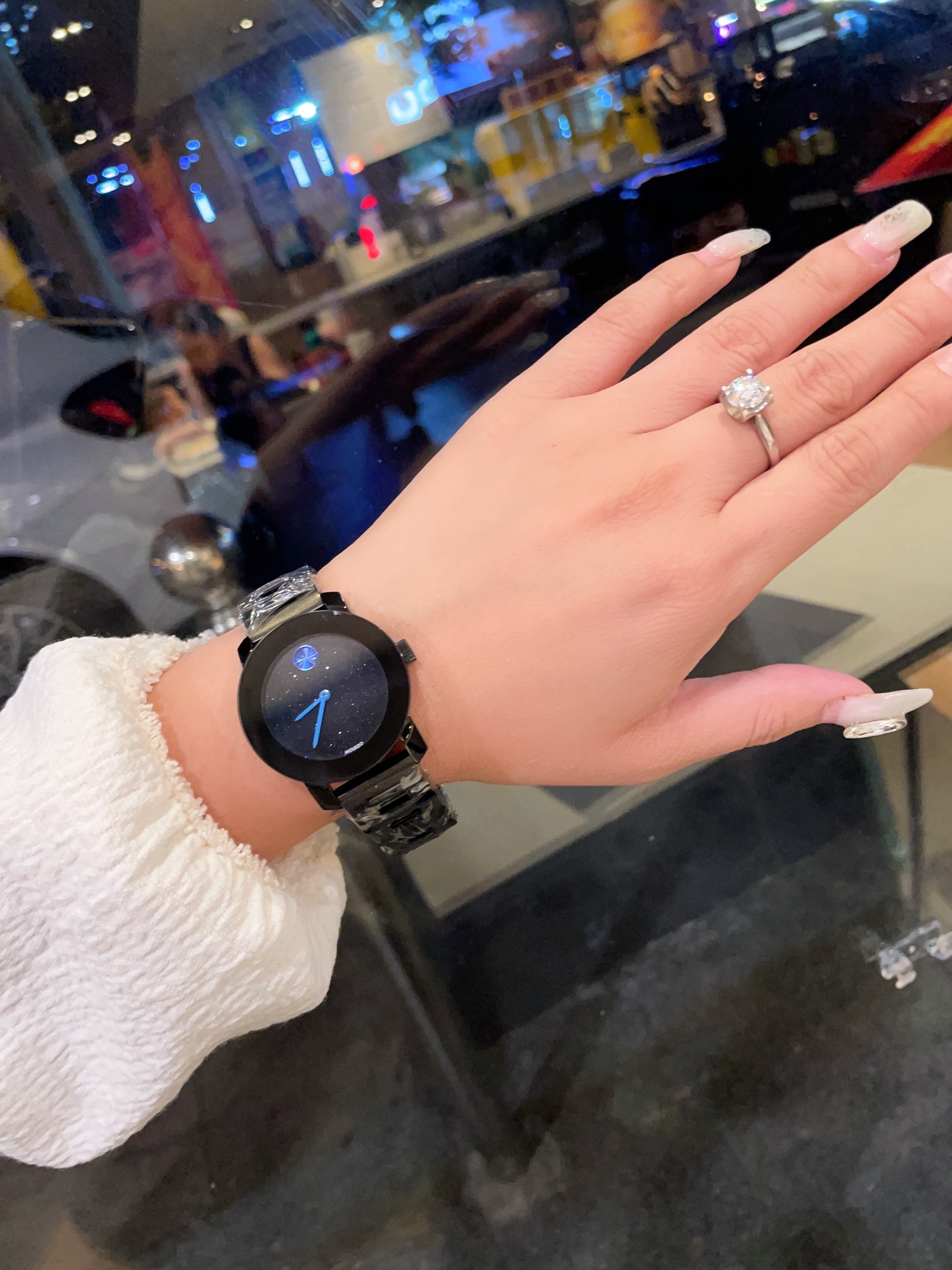 “MOVADO Original Watch: Swiss Quality, K1 Crystal, 36mm Size, Simple Design” - 图片 8