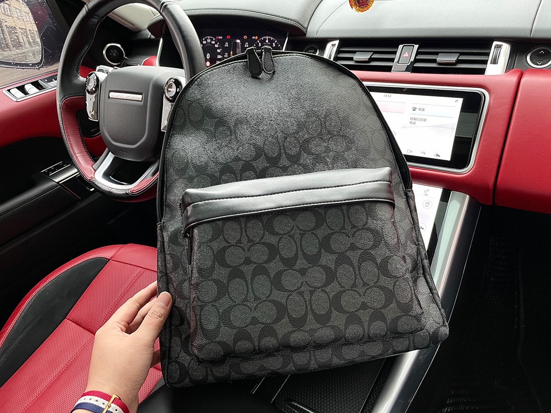 K0 高端货 “Coach/ Coach 蔻驰 ”双肩包 进口原厂面料大容量书包 背包高清五金logo标志、超顺滑拉链、油边超平滑、做工精致每个细节到位旅行出行必备款。55398规格30/40/15。p240