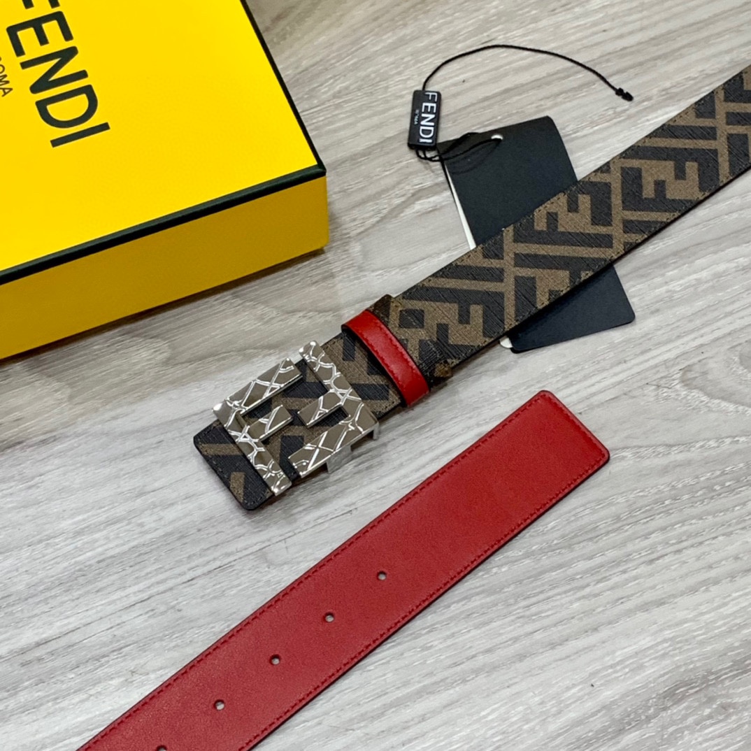FENDI芬迪专柜同款宽4.0CM双
