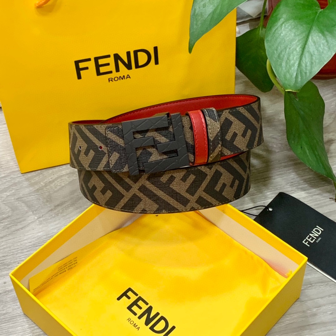 FENDI芬迪专柜同款宽4.0CM双