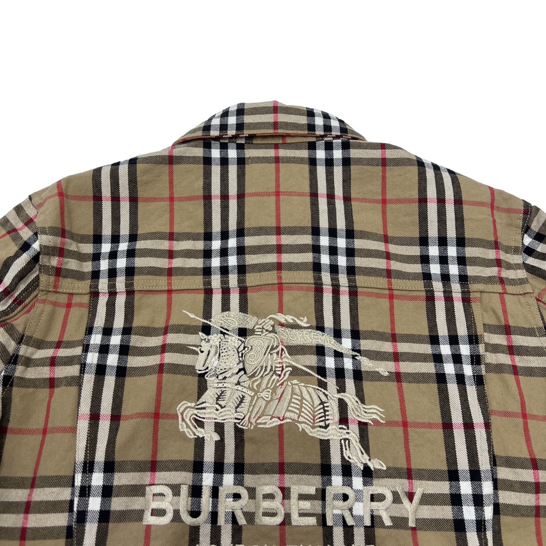 BBR×Supreme 22FW联名格纹牛仔外套