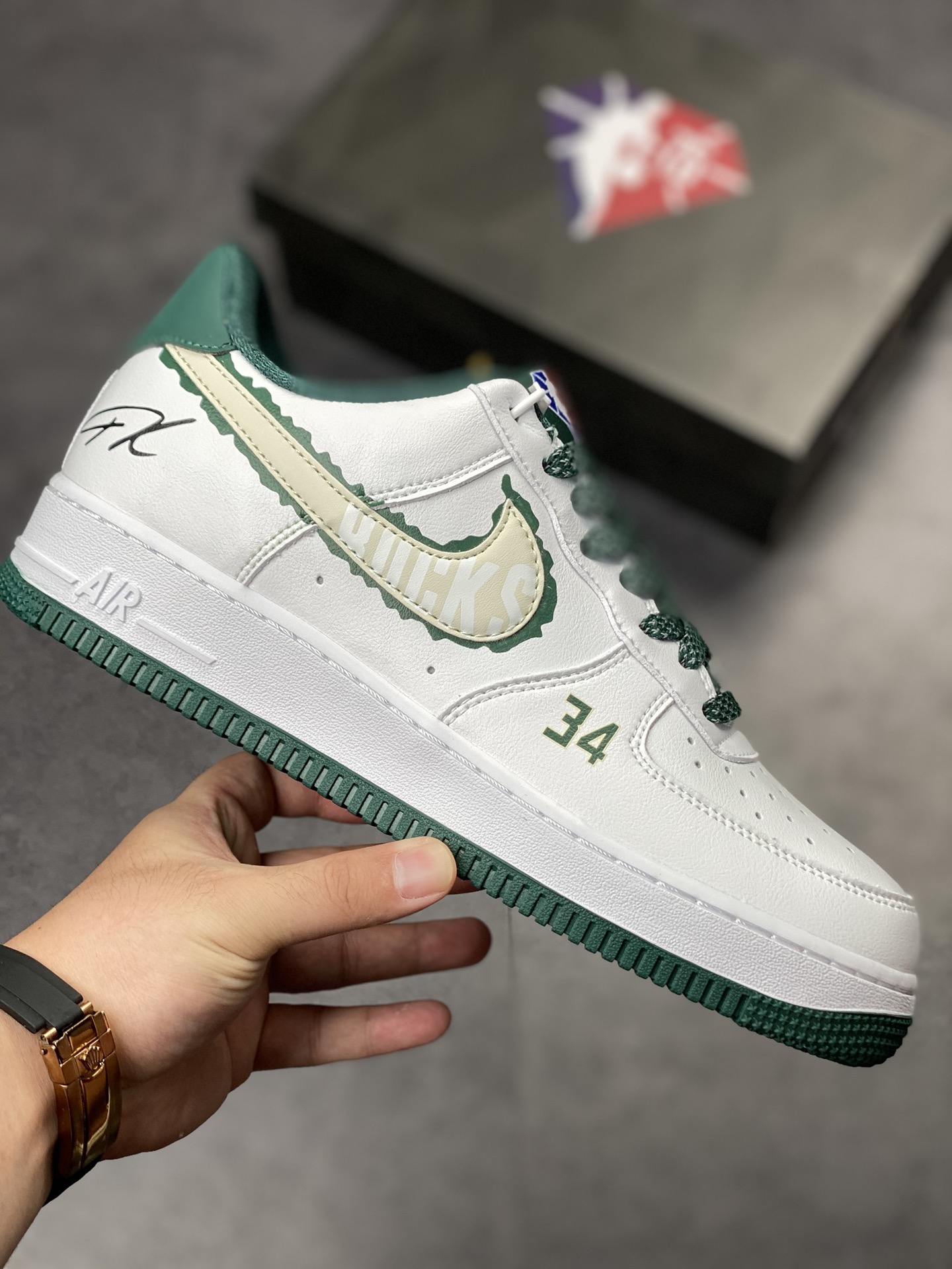 230 Nike Air Force 1 Low 07 白绿 NX2234-113