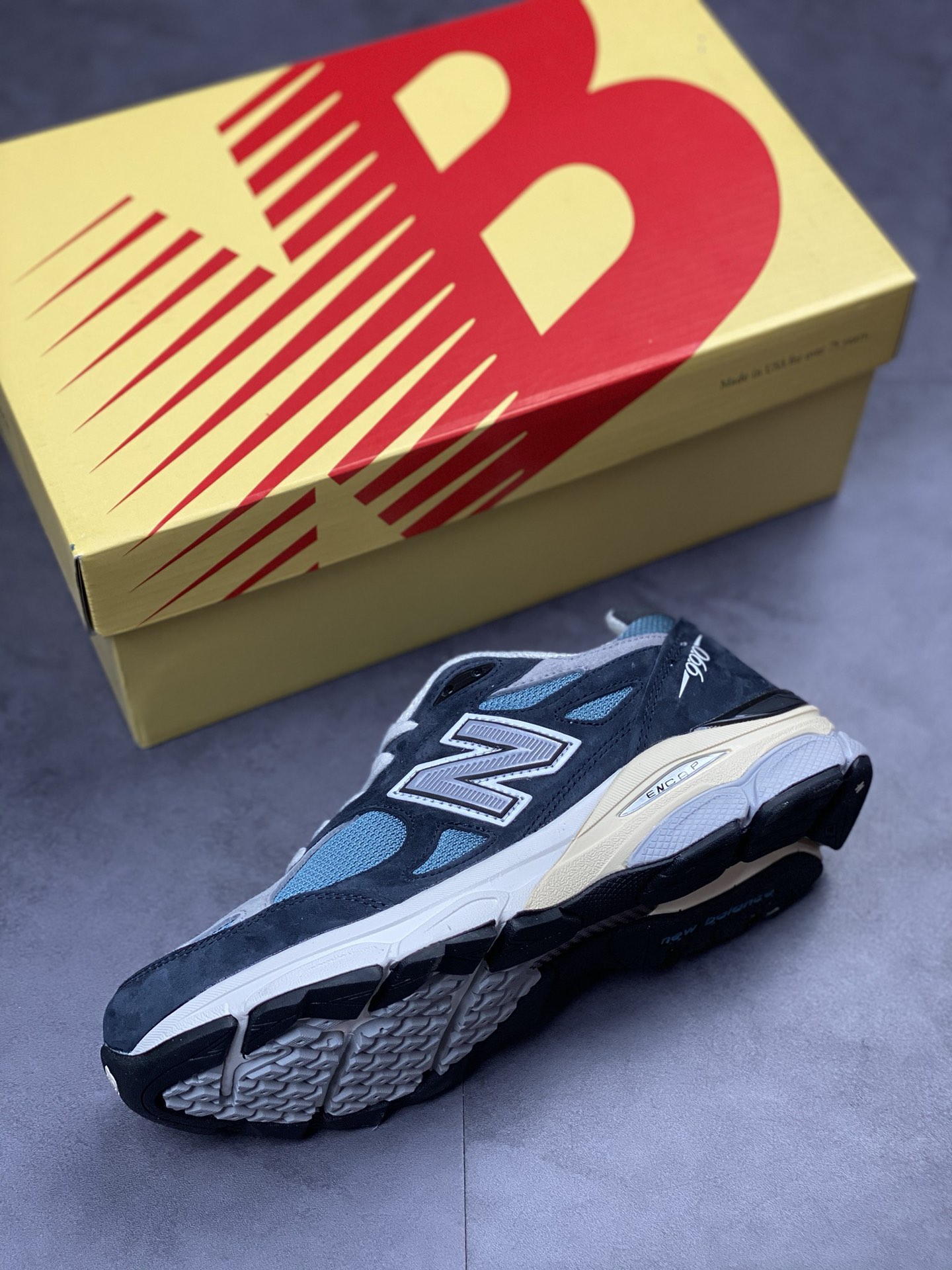 New Balance 990 V3 navy blue M990TE3