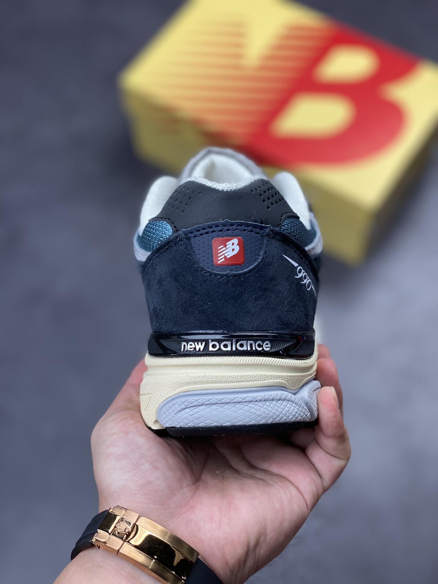 New Balance 990 V3 navy blue M990TE3