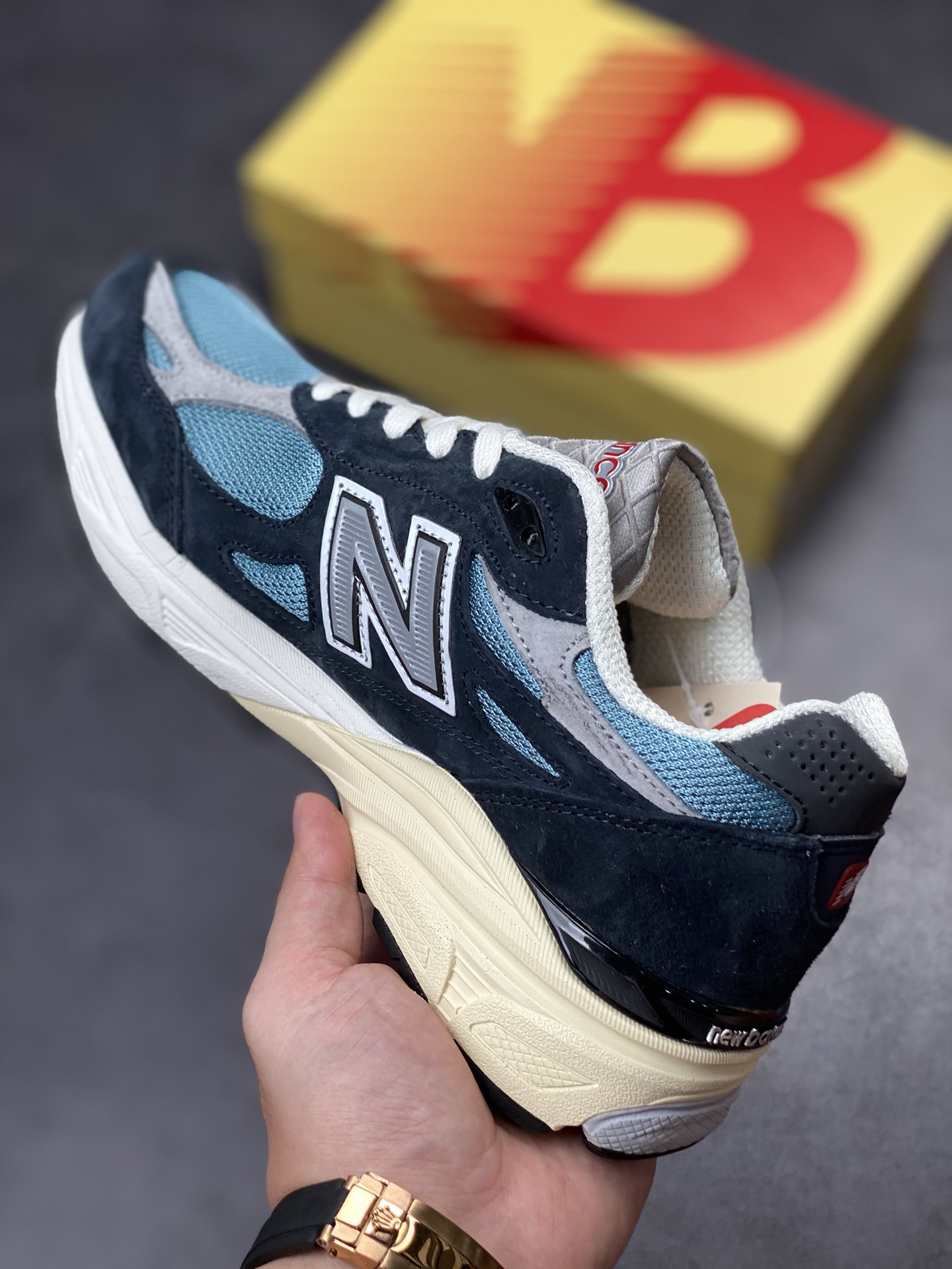 New Balance 990 V3 navy blue M990TE3