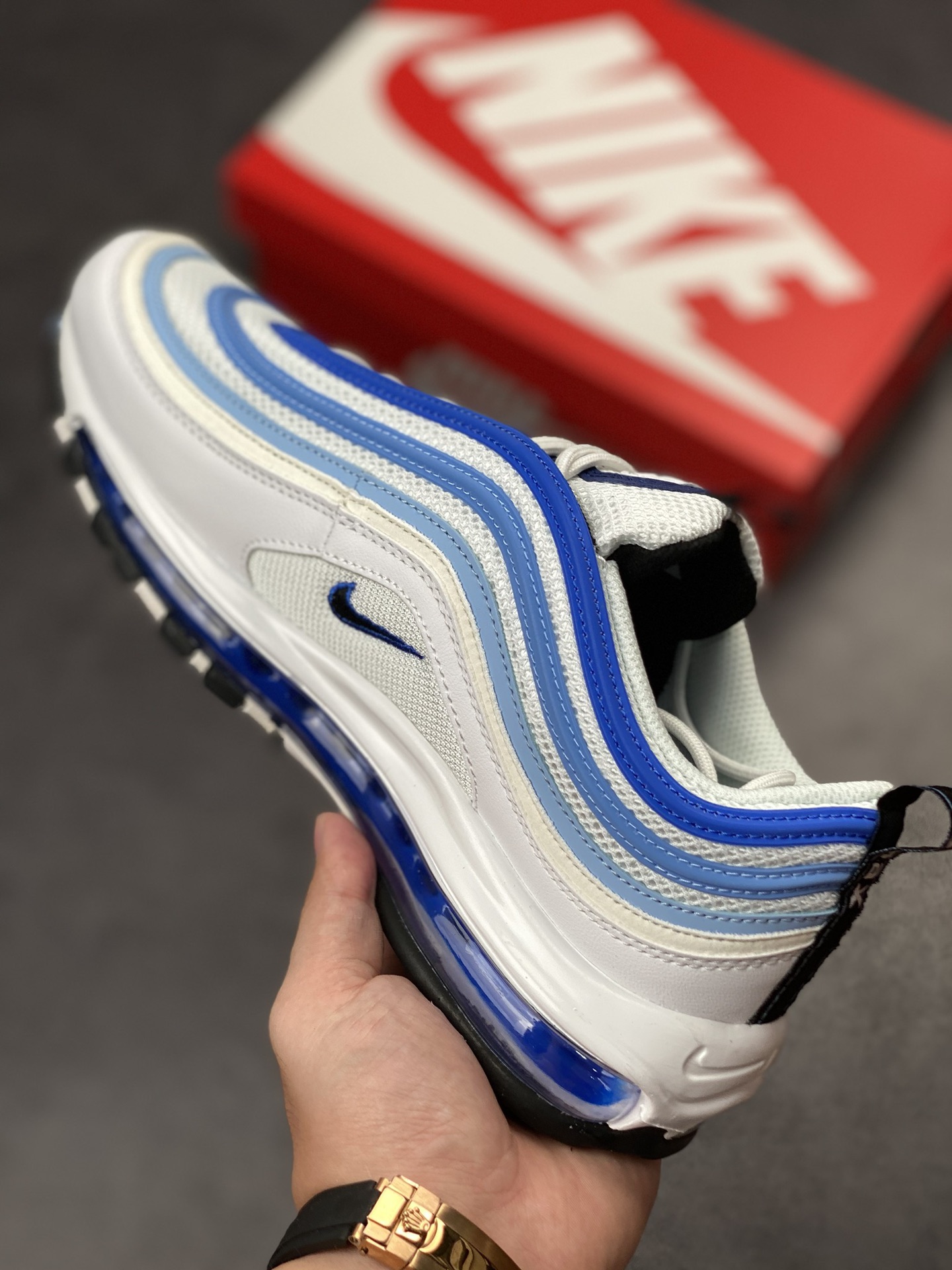 230 渠道订单NK Air Max 97 白蓝 蓝莓 DO8900-100