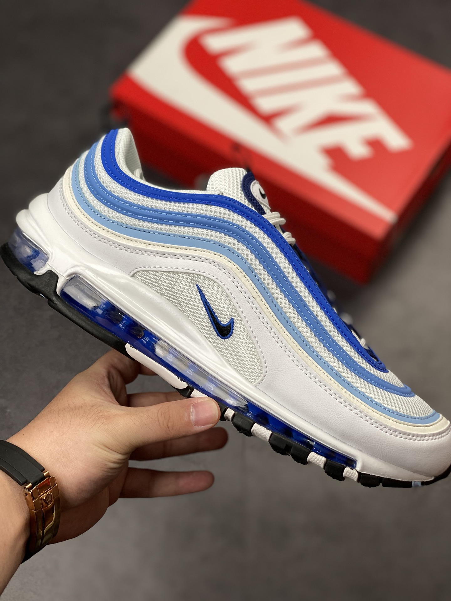 230 渠道订单NK Air Max 97 白蓝 蓝莓 DO8900-100