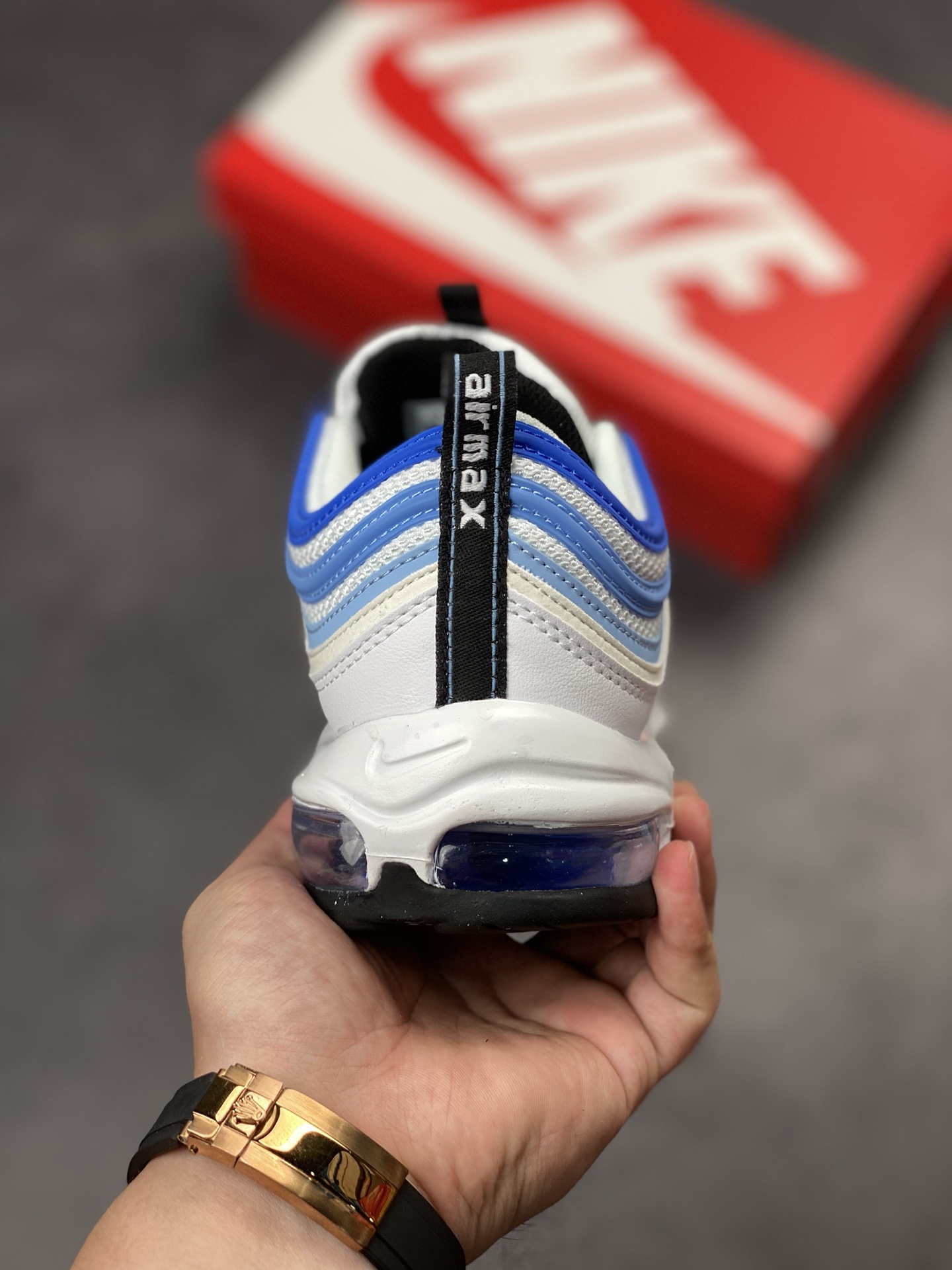 230 渠道订单NK Air Max 97 白蓝 蓝莓 DO8900-100