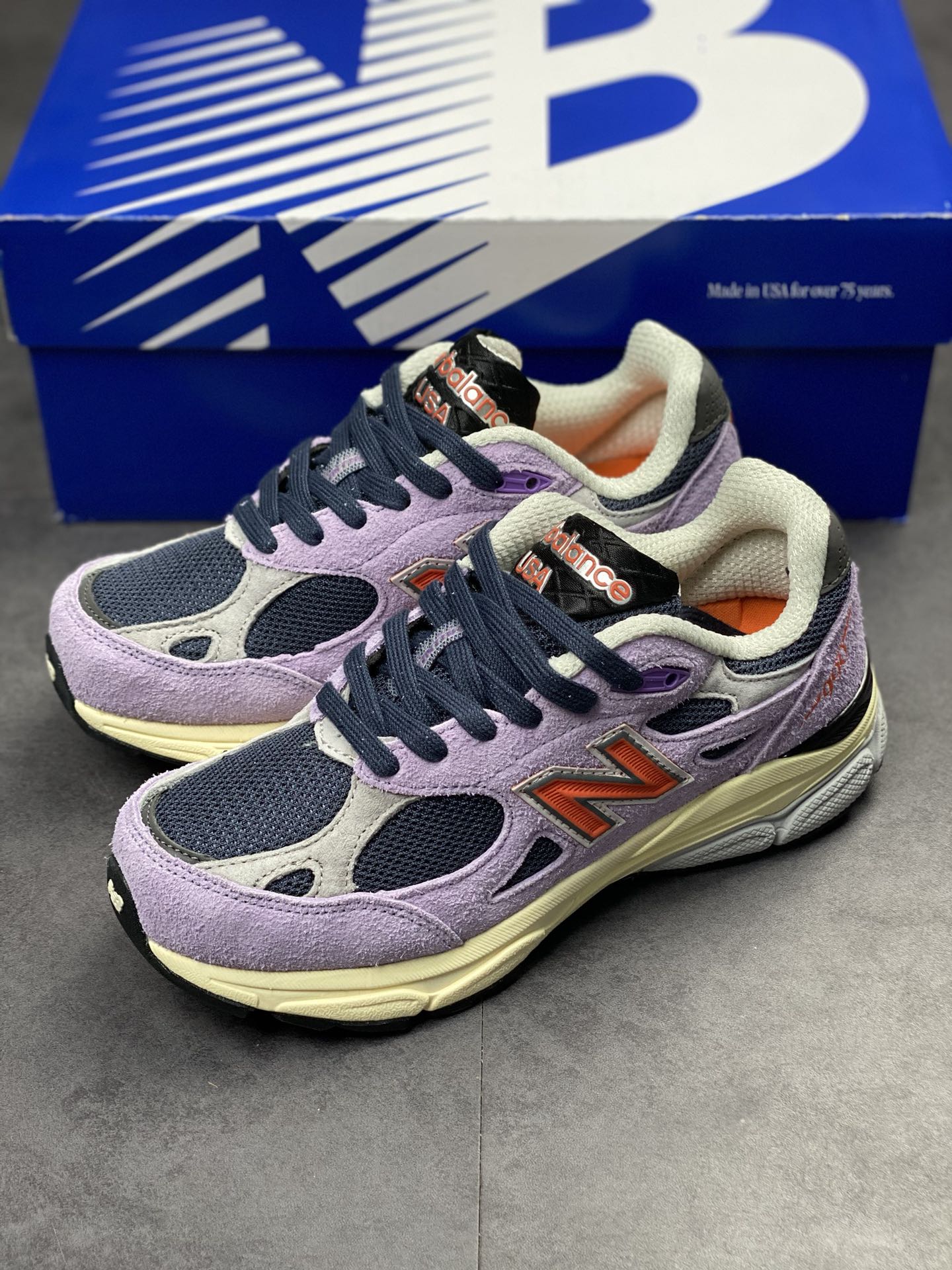 New Balance 990 V3 light purple US official M990TD3