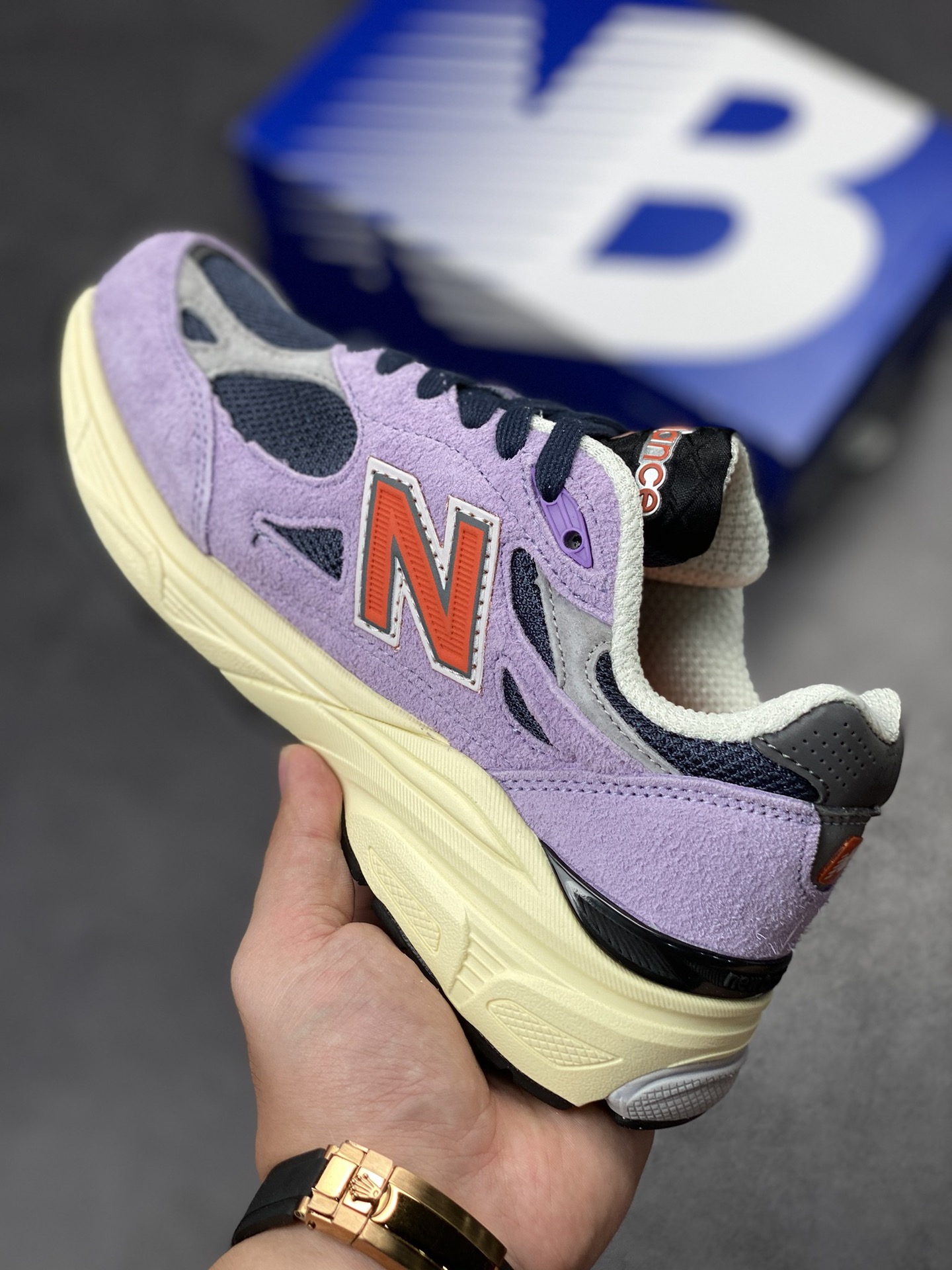 New Balance 990 V3 light purple US official M990TD3