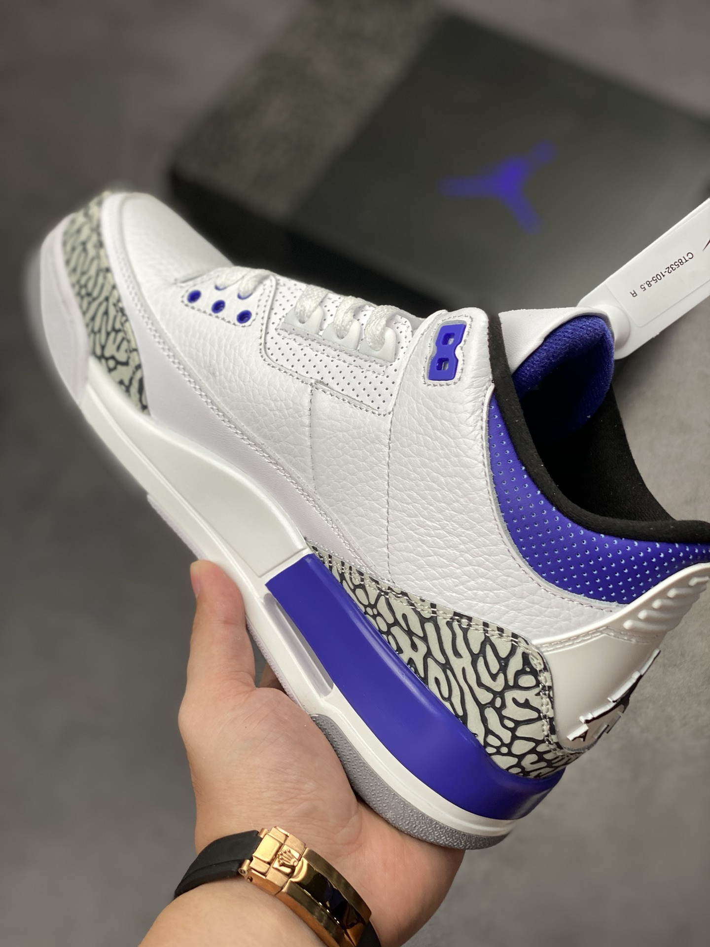 280 Air jordan 3 Retro ”Pine Green” 恶人紫 CT8532-105