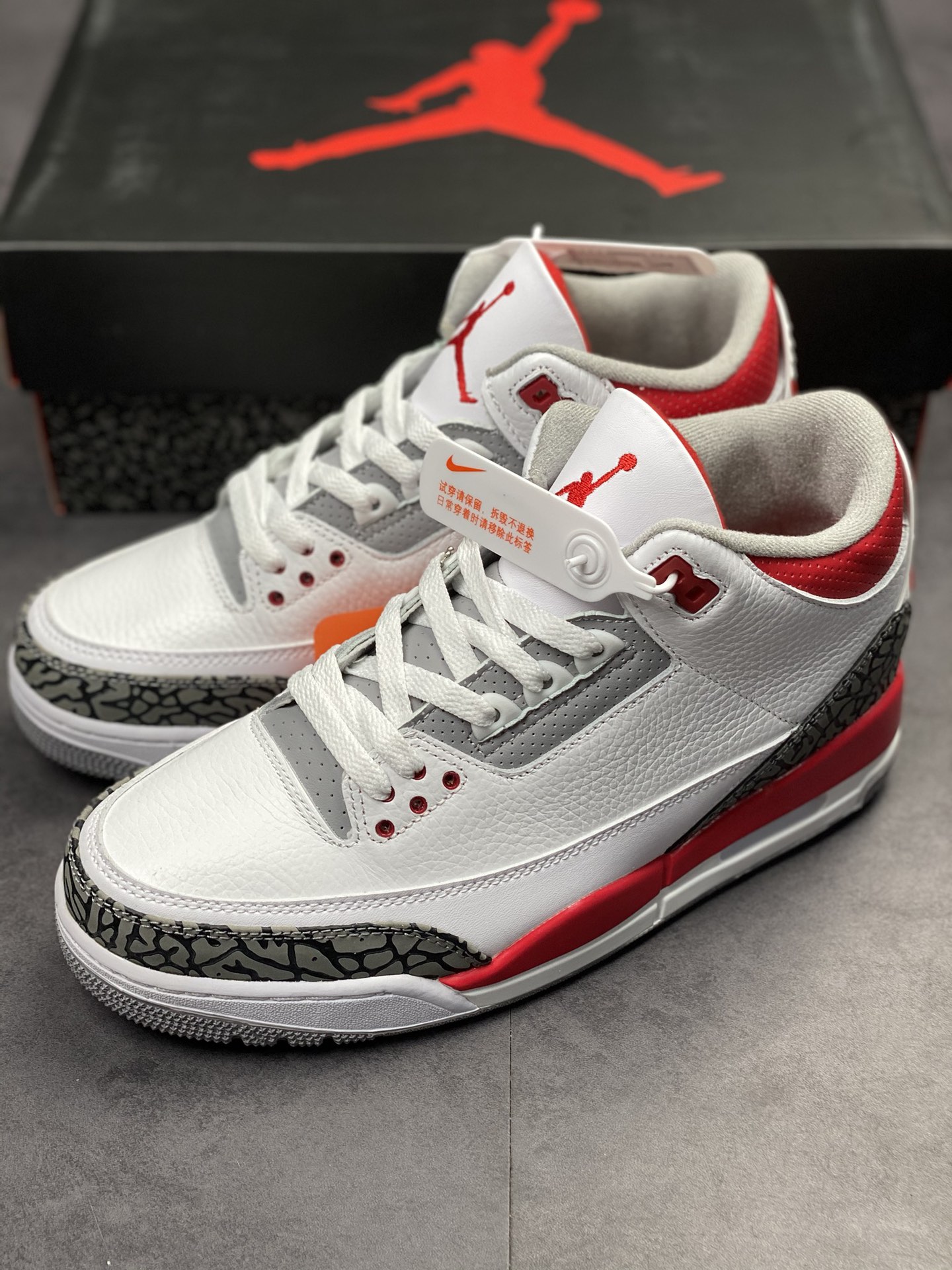 280 Air Jordan 3 Retro Low 火焰红 DN3707-160