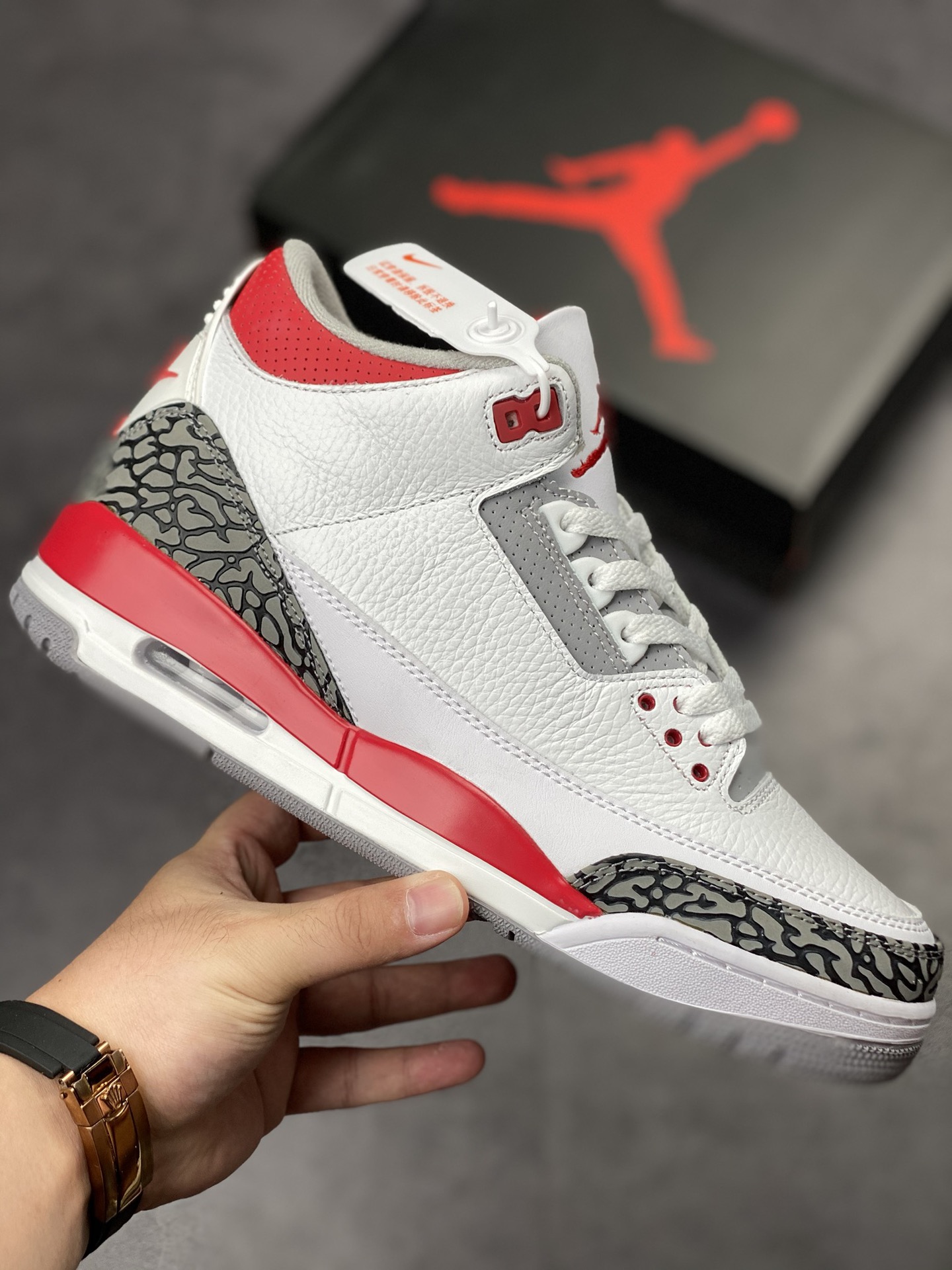 280 Air Jordan 3 Retro Low 火焰红 DN3707-160