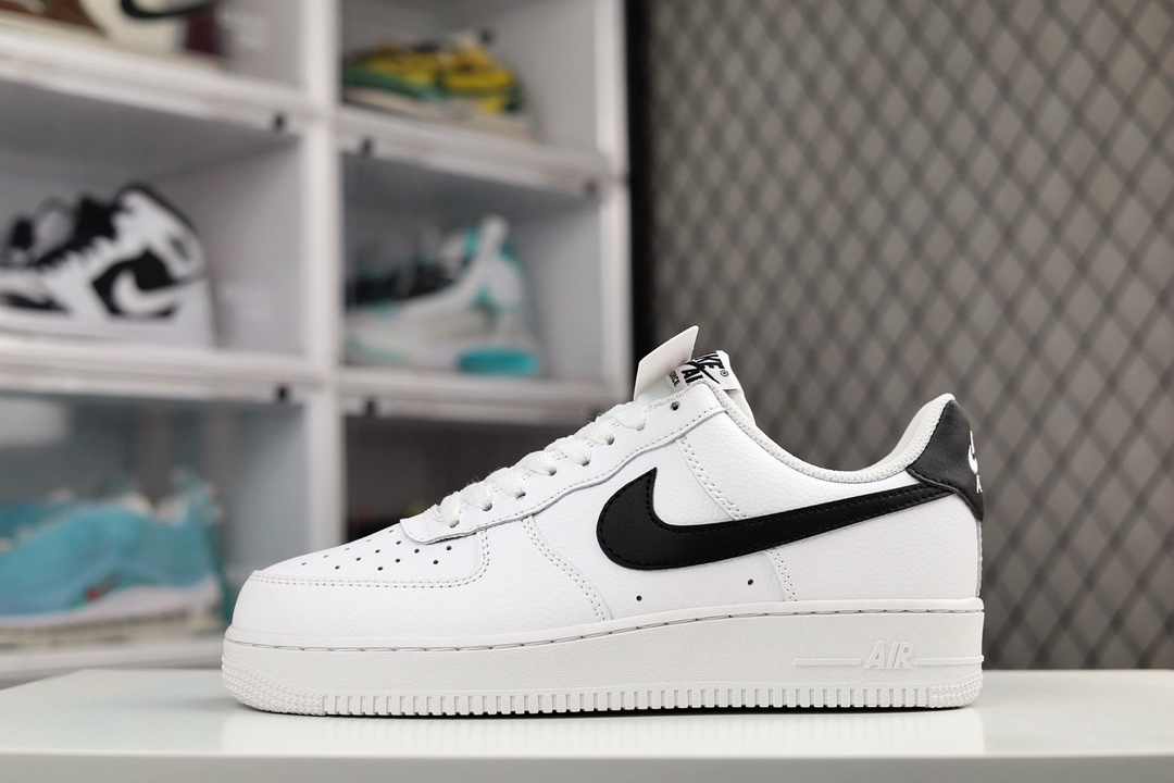 F5 Nike Air Force 1 Low “White and Black” 白黑 小权志龙官方同步 原装级别 原楦头原纸板 打造纯正空军版型专注外贸渠道 全掌内置蜂窝气垫 原盒配件 原厂中底钢印、拉帮完美