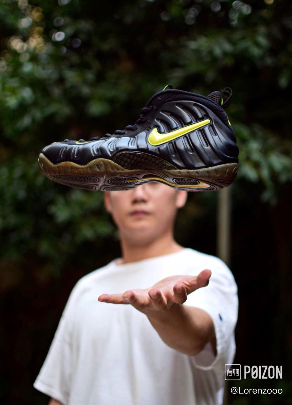 320 Nike Air Foamposite One 黑黄泡 莞产原底面