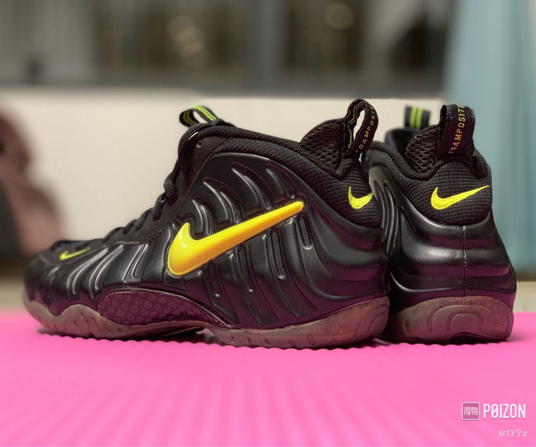 320 Nike Air Foamposite One 黑黄泡 莞产原底面