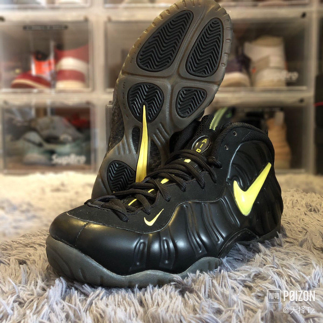 320 Nike Air Foamposite One 黑黄泡 莞产原底面