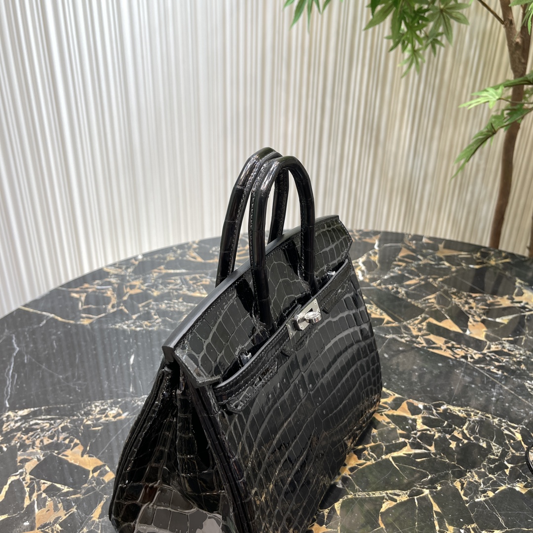 Uguale all'originale Hermes Birkin Repliche Borse Borsette Nero Platino Hardware argento 9 i1664878572 7900 7