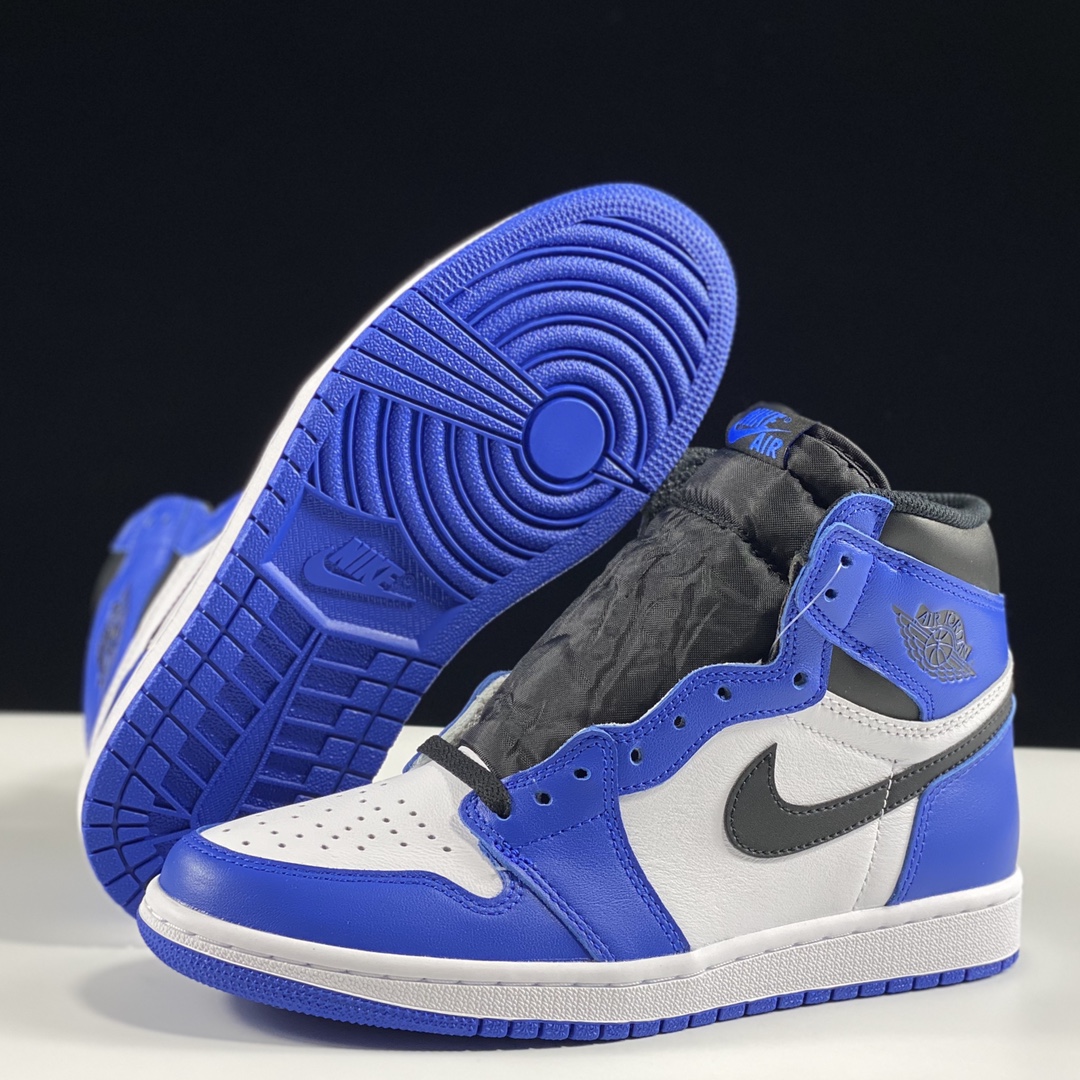 福利特价AirJordan1OGAJ1藤原浩小闪电黑白蓝555088-403尺码4444.545